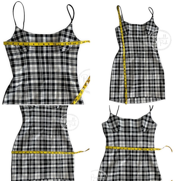 ALEXANDER WANG Tailored Mini Cami Dress Plaid - Picture 10 of 16